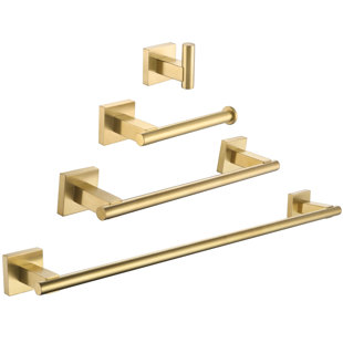 Wayfair | Gold Bathroom Hardware Sets You'll Love in 2022